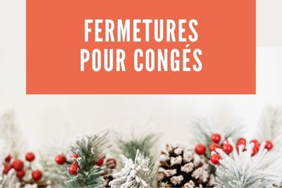 Cong S De Fin D Ann E Dates De Fermetures Saint Cl Ment De La Place